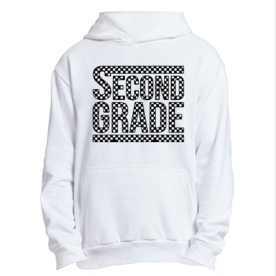 Checkered Second Grade Urban Pullover Hoodie