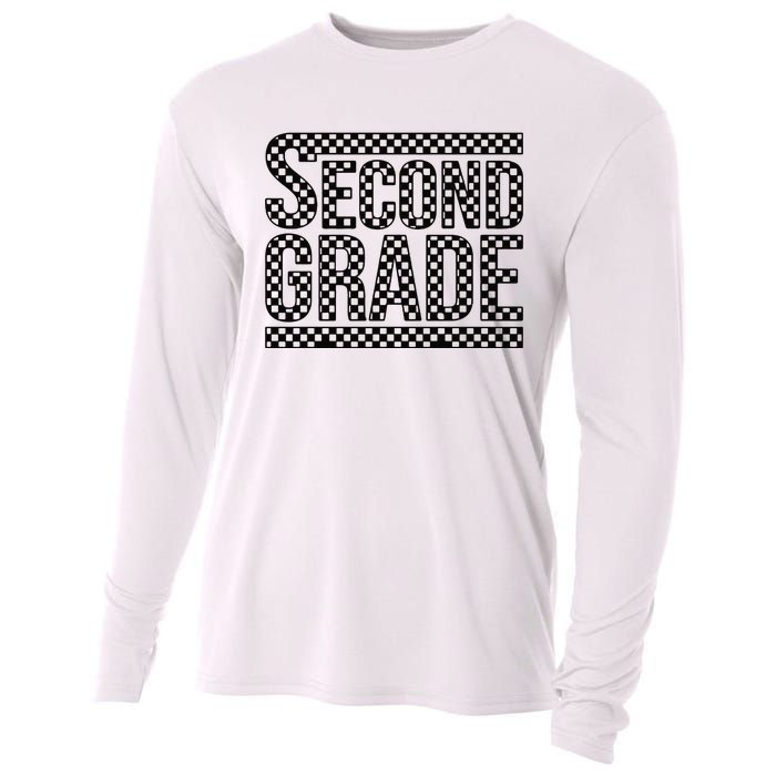 Checkered Second Grade Cooling Performance Long Sleeve Crew