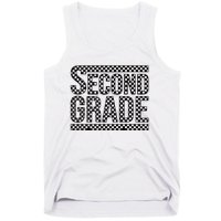 Checkered Second Grade Tank Top