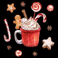 Christmas Season Gingerbread Hot Coco Impact Tech Backpack