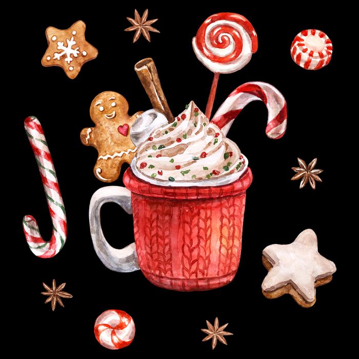 Christmas Season Gingerbread Hot Coco Impact Tech Backpack