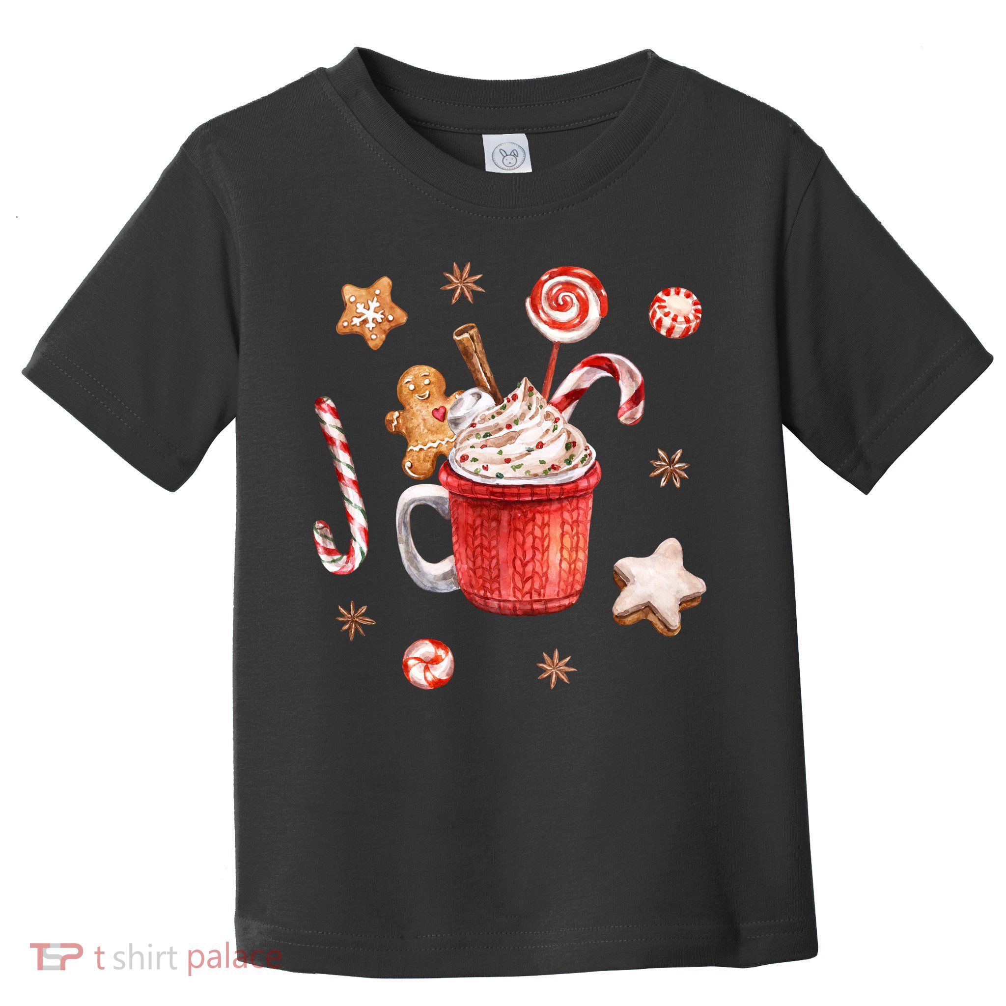 Christmas Season Gingerbread Hot Coco Toddler T-Shirt