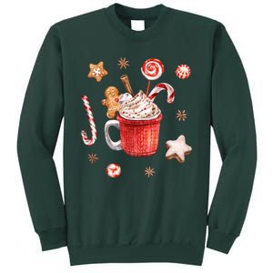 Christmas Season Gingerbread Hot Coco Sweatshirt