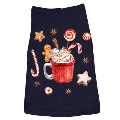 Christmas Season Gingerbread Hot Coco Doggie Tank