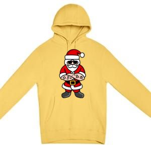 Cool Santa Gangster Premium Pullover Hoodie