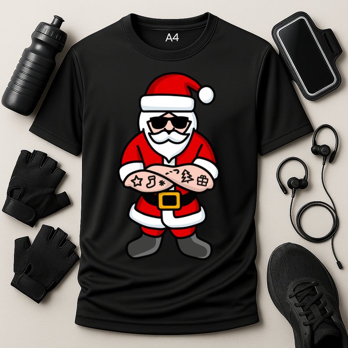 Cool Santa Gangster Cooling Performance Crew T-Shirt