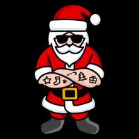 Cool Santa Gangster Cooling Performance Crew T-Shirt