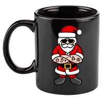 Cool Santa Gangster 11oz C Handle Ceramic Mug