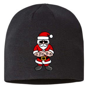 Cool Santa Gangster Sustainable Beanie