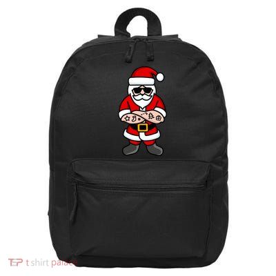 Cool Santa Gangster 16 in Basic Backpack