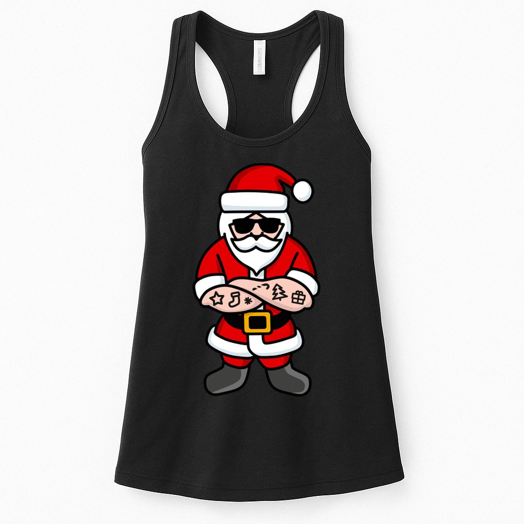 Cool Santa Gangster Womens Tank Top