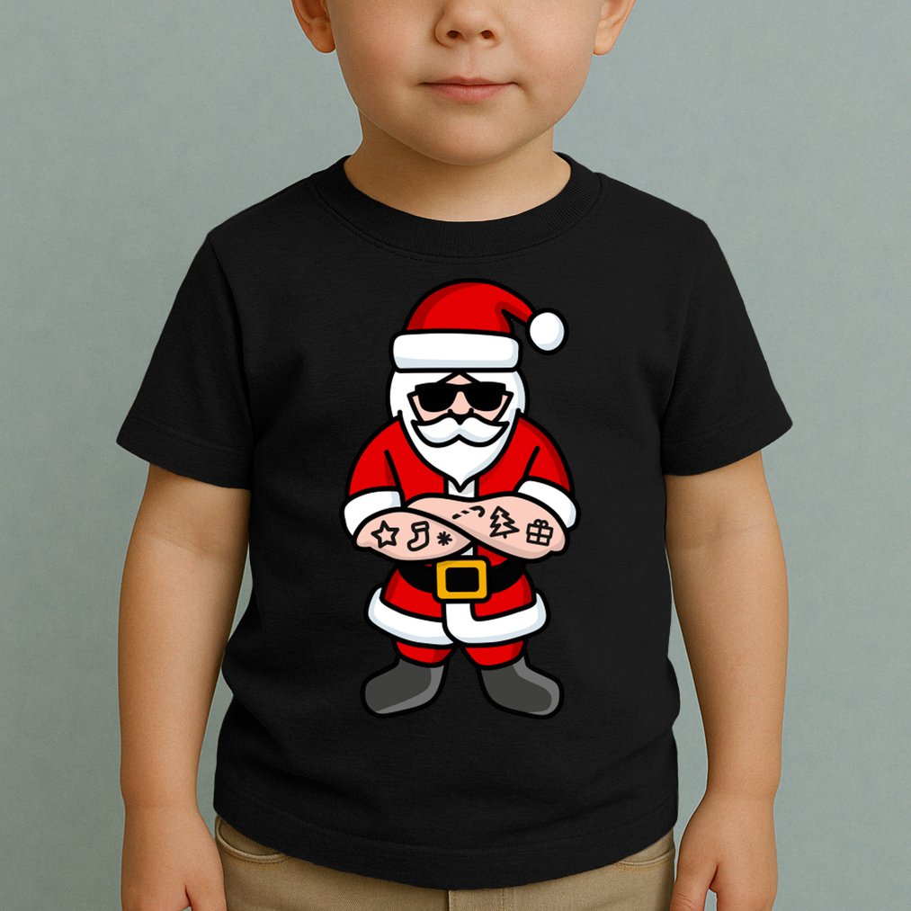 Cool Santa Gangster Toddler T-Shirt