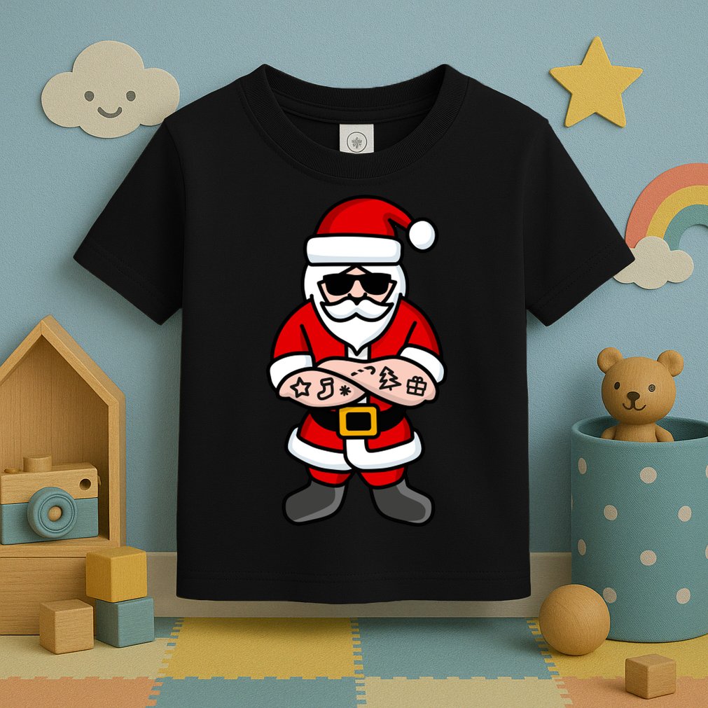Cool Santa Gangster Toddler T-Shirt