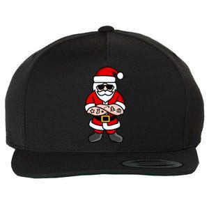 Cool Santa Gangster Wool Snapback Cap