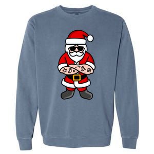 Cool Santa Gangster Garment-Dyed Sweatshirt