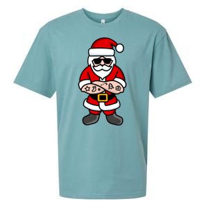 Cool Santa Gangster Sueded Cloud Jersey T-Shirt