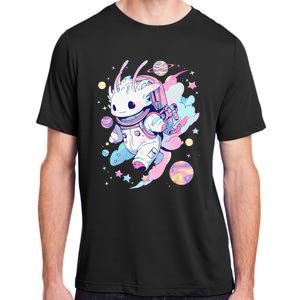 Cute Space Galaxy Axolotl Pastel Goth Aesthetic Nu Goth Adult ChromaSoft Performance T-Shirt