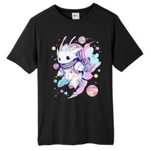 Cute Space Galaxy Axolotl Pastel Goth Aesthetic Nu Goth Tall Fusion ChromaSoft Performance T-Shirt