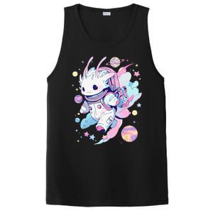 Cute Space Galaxy Axolotl Pastel Goth Aesthetic Nu Goth PosiCharge Competitor Tank