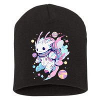 Cute Space Galaxy Axolotl Pastel Goth Aesthetic Nu Goth Short Acrylic Beanie