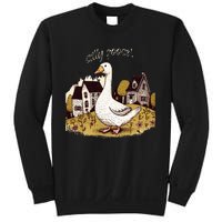 Cute Silly Goose Gift for Her Funny Goose Trendy  Sweatshirt