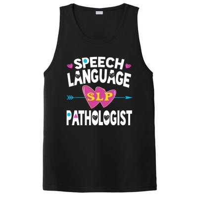 Cute Slp Gift Speech Language Pathologist Funny Gift Therapy Gift PosiCharge Competitor Tank