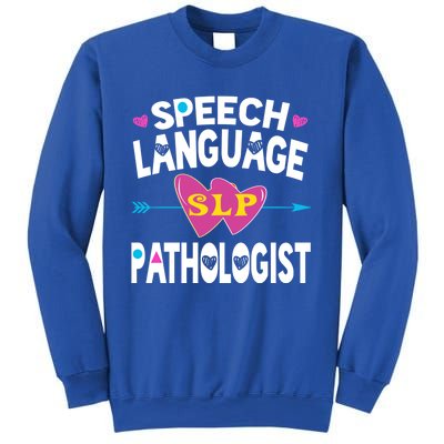 Cute Slp Gift Speech Language Pathologist Funny Gift Therapy Gift Sweatshirt