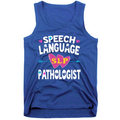 Cute Slp Gift Speech Language Pathologist Funny Gift Therapy Gift Tank Top