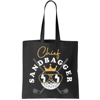 Chief Sandbagger Gift for Golf Meme BJJ Chess Sandbag Bag