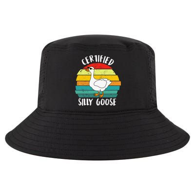 Certified Silly Goose Funny Goose Lover Farmer Farm Life Cool Comfort Performance Bucket Hat