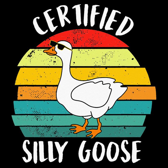 Certified Silly Goose Funny Goose Lover Farmer Farm Life Tank Top