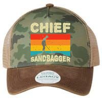 Chief Sandbagger Golfer Player Golf Lover Legacy Tie Dye Trucker Hat