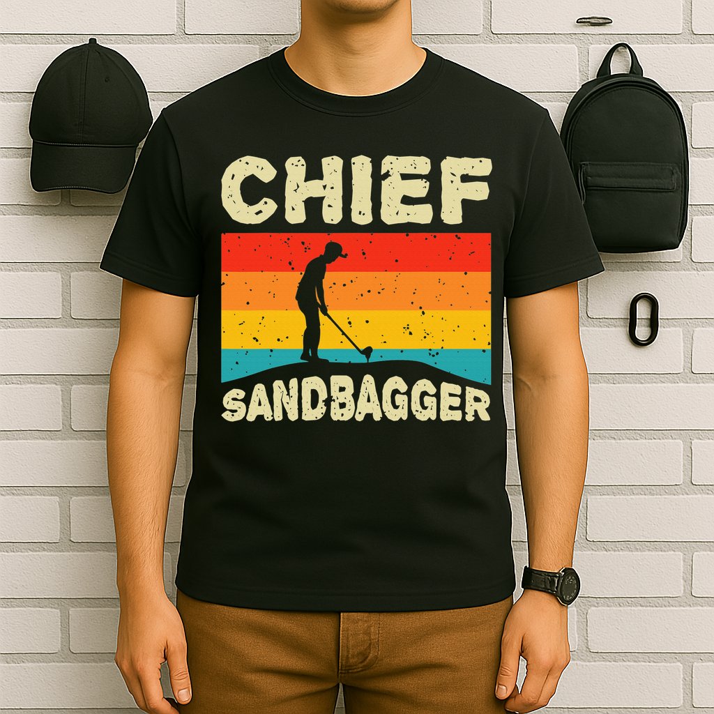 Chief Sandbagger Golfer Player Golf Lover T-Shirt