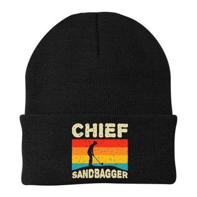 Chief Sandbagger Golfer Player Golf Lover Beanie
