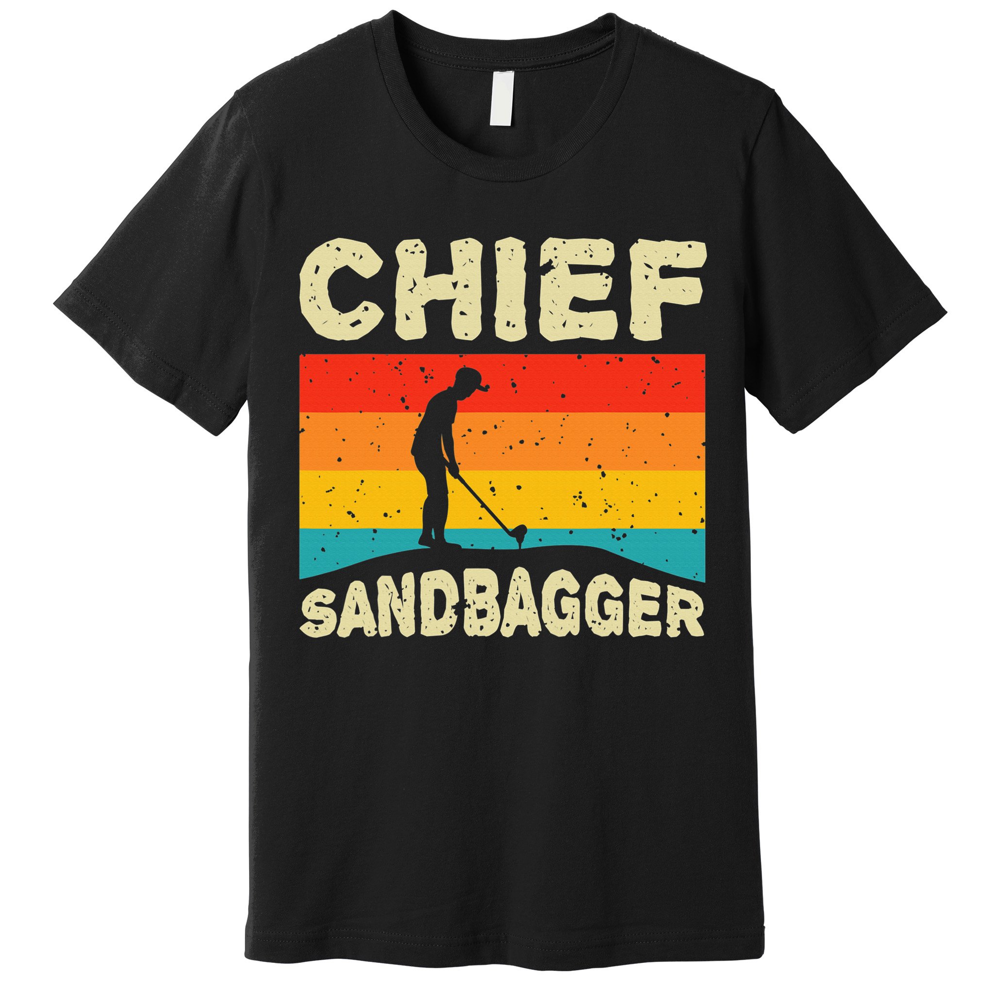 Chief Sandbagger Golfer Player Golf Lover Premium T-Shirt