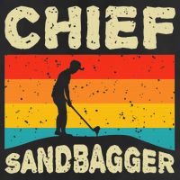 Chief Sandbagger Golfer Player Golf Lover Golf Towel