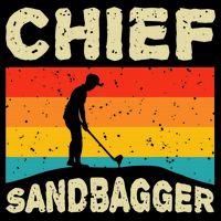 Chief Sandbagger Golfer Player Golf Lover Wool Snapback Cap