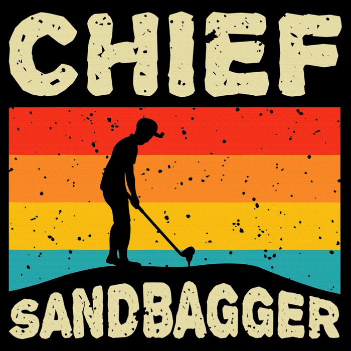 Chief Sandbagger Golfer Player Golf Lover Wool Snapback Cap