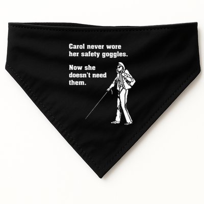 Carol Safety Goggles Funny Science T Chemistry USA-Made Doggie Bandana