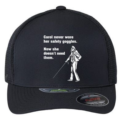 Carol Safety Goggles Funny Science T Chemistry Flexfit Unipanel Trucker Cap