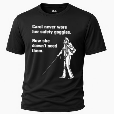 Carol Safety Goggles Funny Science T Chemistry Performance Shirt