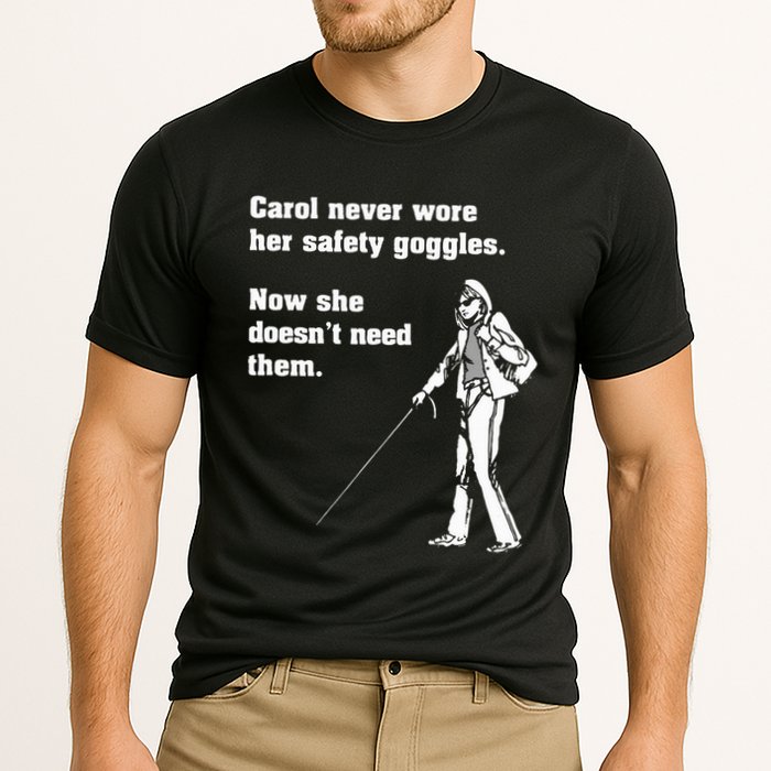 Carol Safety Goggles Funny Science T Chemistry Cooling Performance Crew T-Shirt