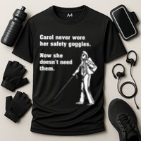 Carol Safety Goggles Funny Science T Chemistry Cooling Performance Crew T-Shirt