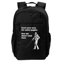 Carol Safety Goggles Funny Science T Chemistry Backpack