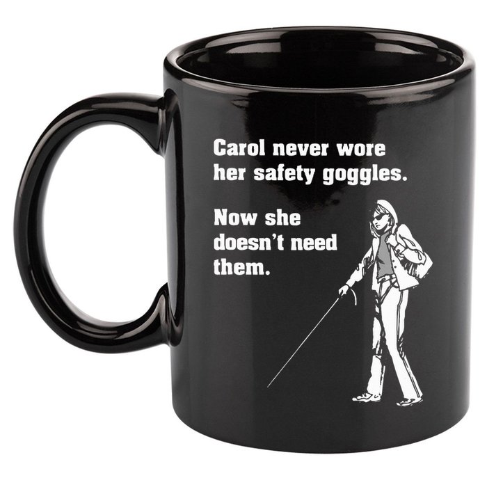 Carol Safety Goggles Funny Science T Chemistry 11oz C Handle Ceramic Mug