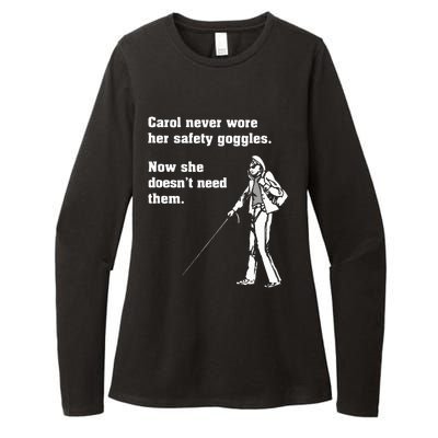 Carol Safety Goggles Funny Science T Chemistry Womens CVC Long Sleeve Shirt