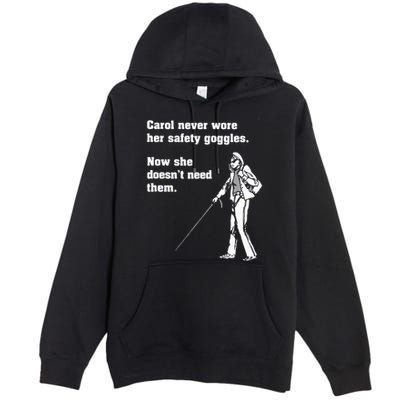 Carol Safety Goggles Funny Science T Chemistry Premium Pullover Hoodie