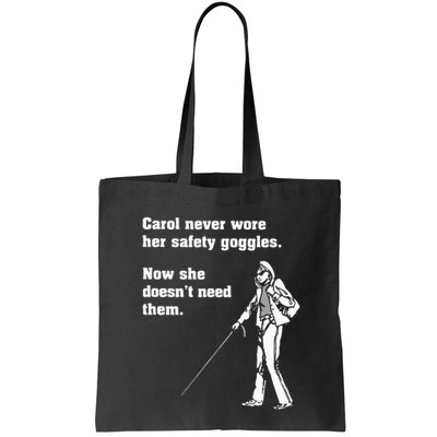 Carol Safety Goggles Funny Science T Chemistry Bag