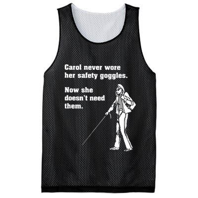Carol Safety Goggles Funny Science T Chemistry Mesh Reversible Basketball Jersey Tank