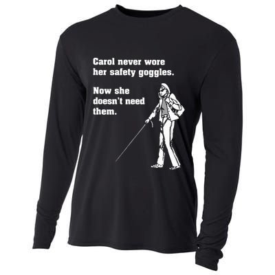 Carol Safety Goggles Funny Science T Chemistry Cooling Performance Long Sleeve Crew